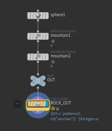 Basic Rock Creation based on a sphere with noise